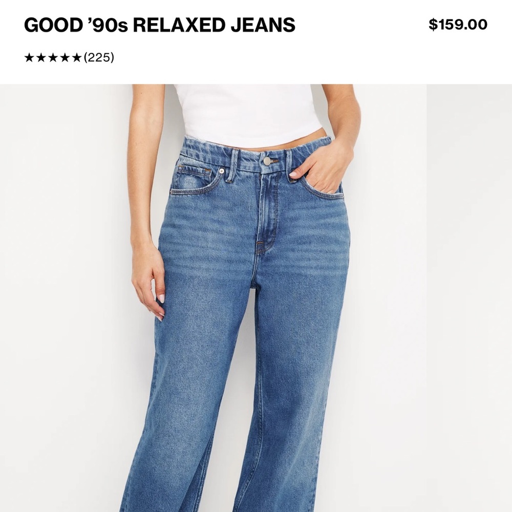 Good American 90’s Relaxed Jeans